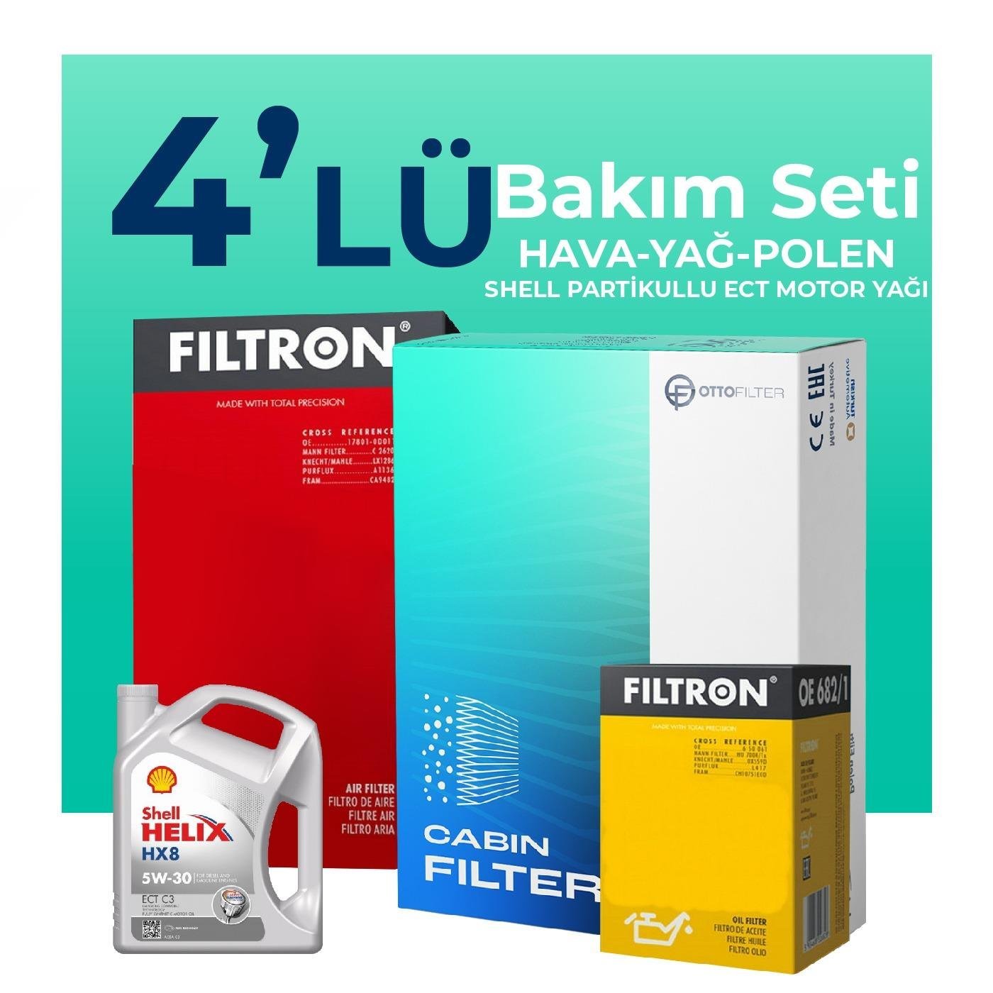 filtron-hyundai-i20-1-4-benzin-filtre-bakim-seti-shell-motor-yagli-2009-2014-4-lu-72586